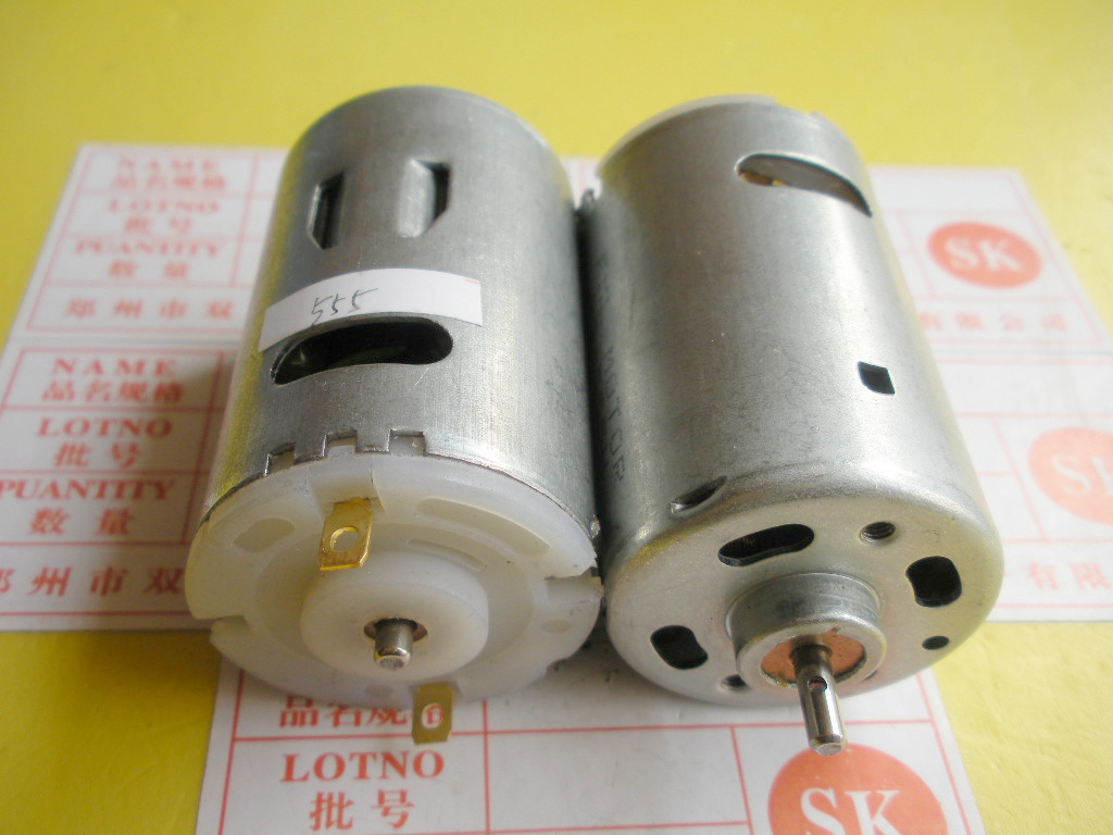 电机永磁直流带碳刷动工