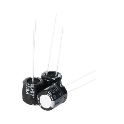 优质直插铝电解电容器10V/1000UF 16V/470UF 体积8*9MM 20个