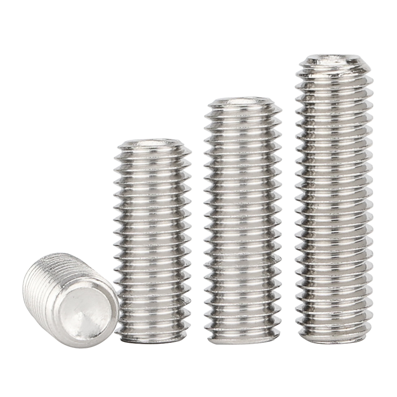 不锈钢无头紧定螺钉凹端