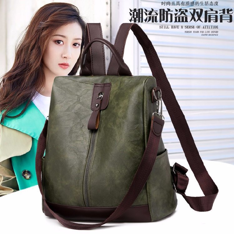 Bagpack Backpack School For Women Bag Bags leather Ladies 24