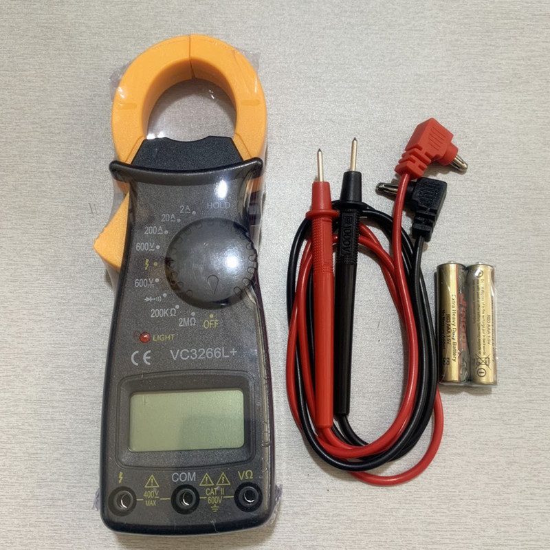 手掌式数字钳形表 迷你型VC3266L 便携式数字钳形万用表VC3266L+