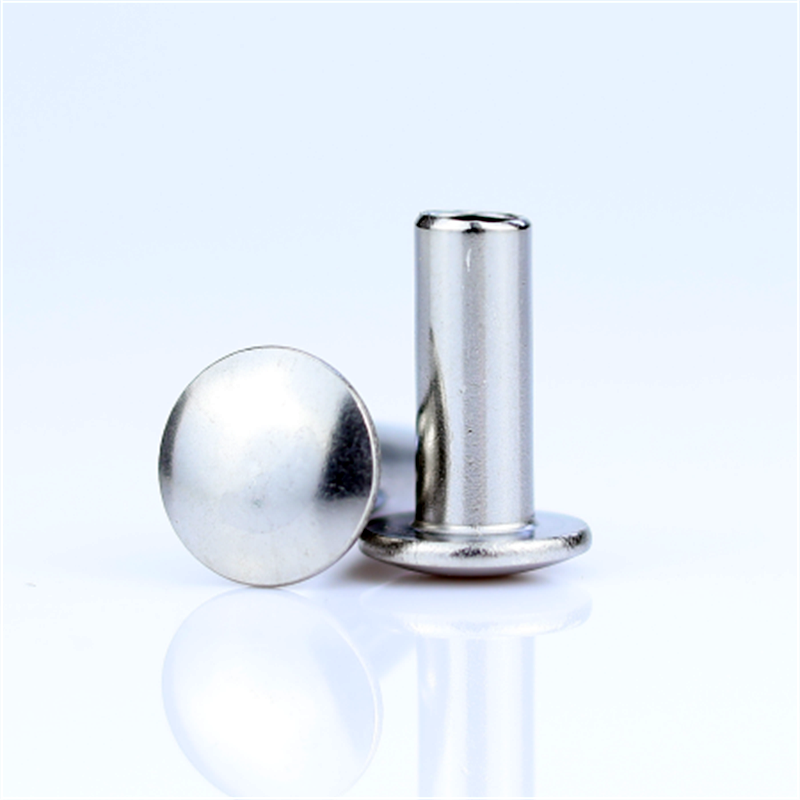 不锈钢半空心铆钉扁圆头