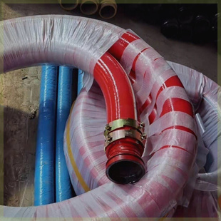 40泵硅胶软管钢丝硅胶放料管地泵76/80/89/100/125型号砂浆软管