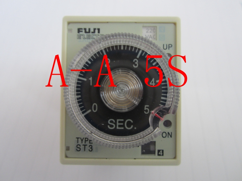 富士牌时间继电器 定时继电器ST3PA-A 220VAC 24V 380V36V 5S30S