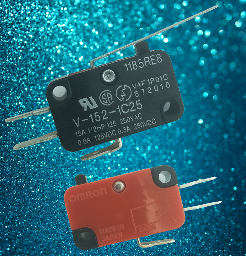 欧姆龙行程开关微动马达