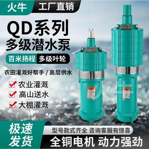 十年老店多级潜水泵家用