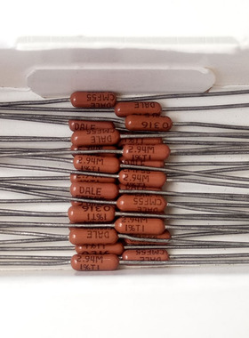 2.94M棕色1/4W 进口DALE达尼发烧1%精度精密金属膜电阻 可代2.9M