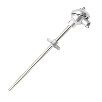 上海仪表 热电偶 WRN一330 K型 φ16*750mm 0-1100℃ 活动法兰式