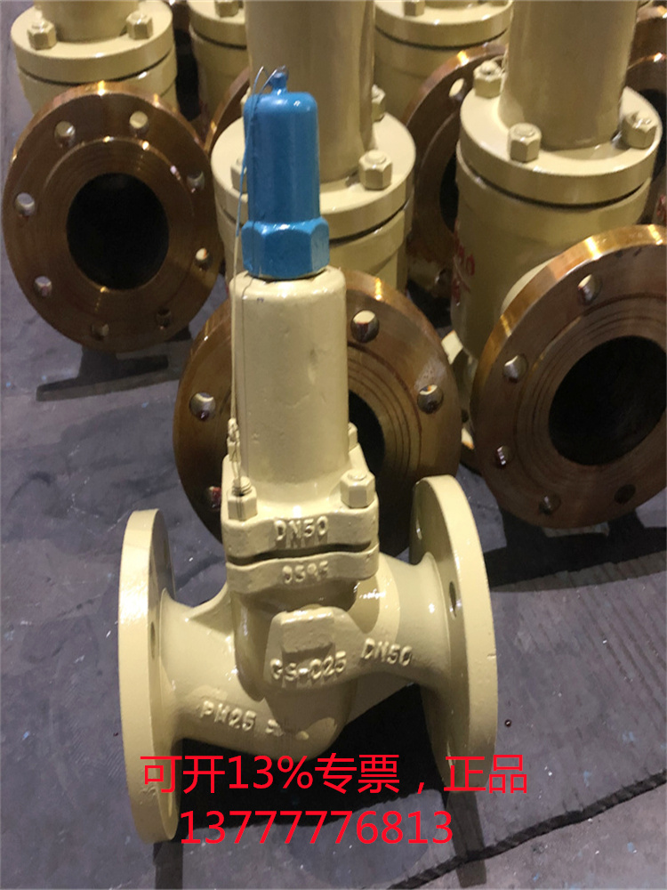 AHN42F-25C-DN25/DN50水平式液相安全回流阀 立特封闭式安全阀