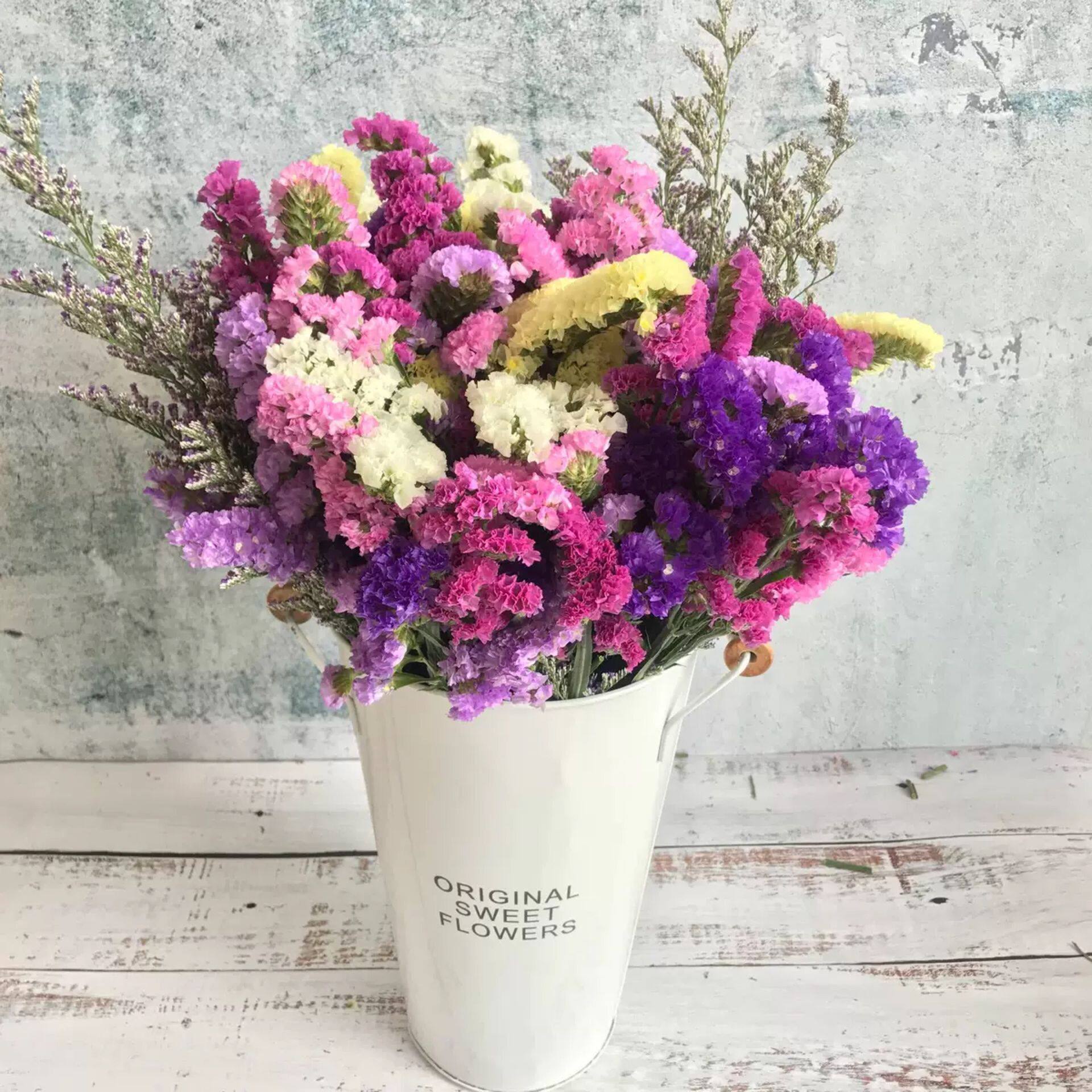 勿忘我鲜花勿忘我干花花束地摊新模式情人草水晶一束一斤真花