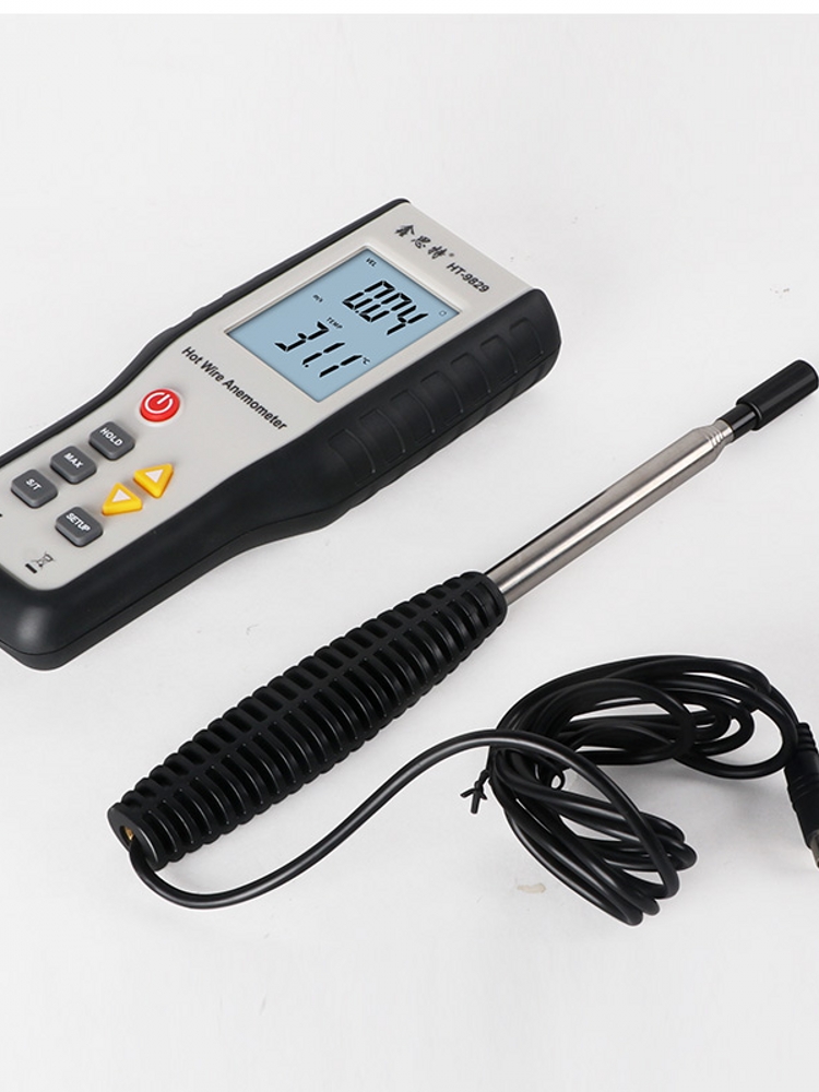 德国日本进口鑫思特HT9829手持式测风仪高精度热敏式风速仪风温风