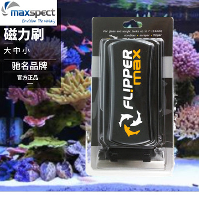 迈光翻利宝flipper海水缸刮藻刀小号中号大号翻转磁力缸壁清洁刷