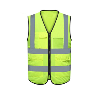 汽车用反光背心安全服夜间施工马甲骑行交通工厂反光衣外套条纹