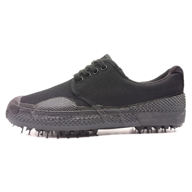 上海双钱解放鞋迷彩黑色帆布鞋男女工地保安工作劳保鞋坚固工装鞋