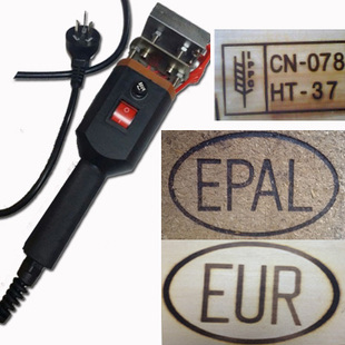 木托盘手持式IPPC烙印机 商标IPPC烙印机 成品木箱商标LOGO烫印机