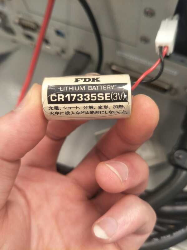 ESPON G20机械手控制柜电池RC R13B0600003 3V CR17335SE 2113554