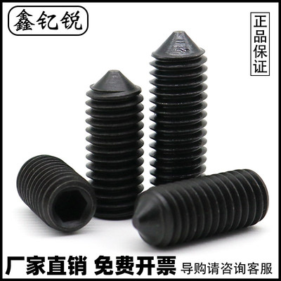 黑色不锈钢无头螺丝锥端