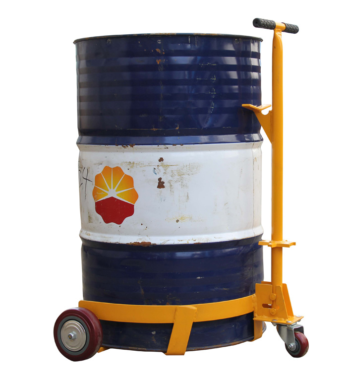 鼎欣油桶搬运车低位平移化工桶DC500手推车简易平地转运