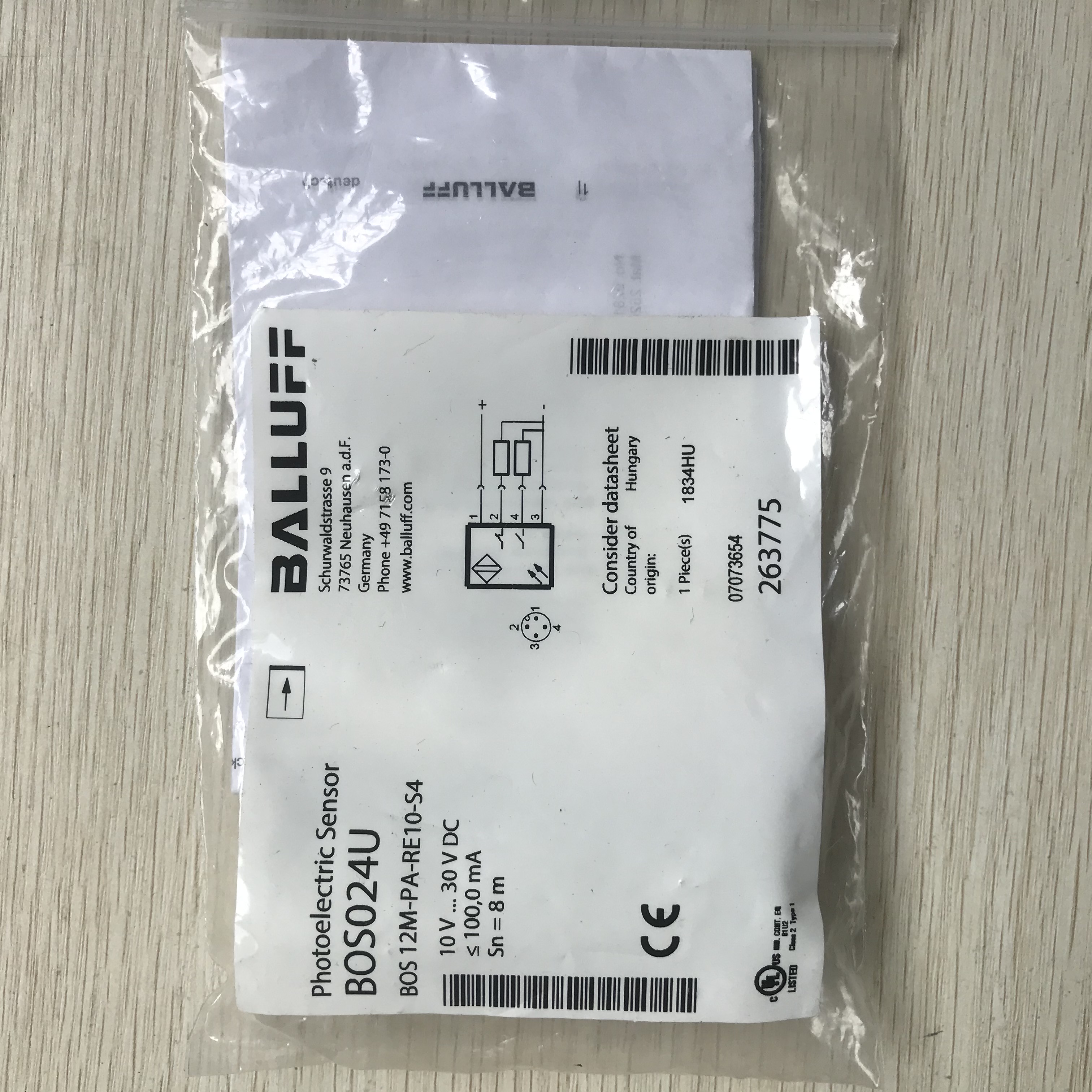 议价BOS 12M-PA-RE10-S4 BOS024U促 巴鲁夫 照片