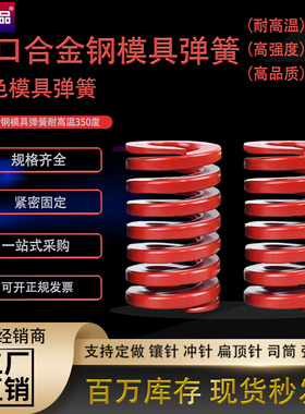 新大同弹簧进口大同红色弹簧模具SSWM压缩短距弹簧螺旋扁线弹簧