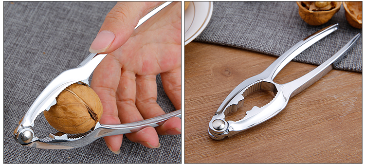 山核桃夹剥核桃工具山核桃钳不锈钢色器剥壳大小开核桃器坚果神器