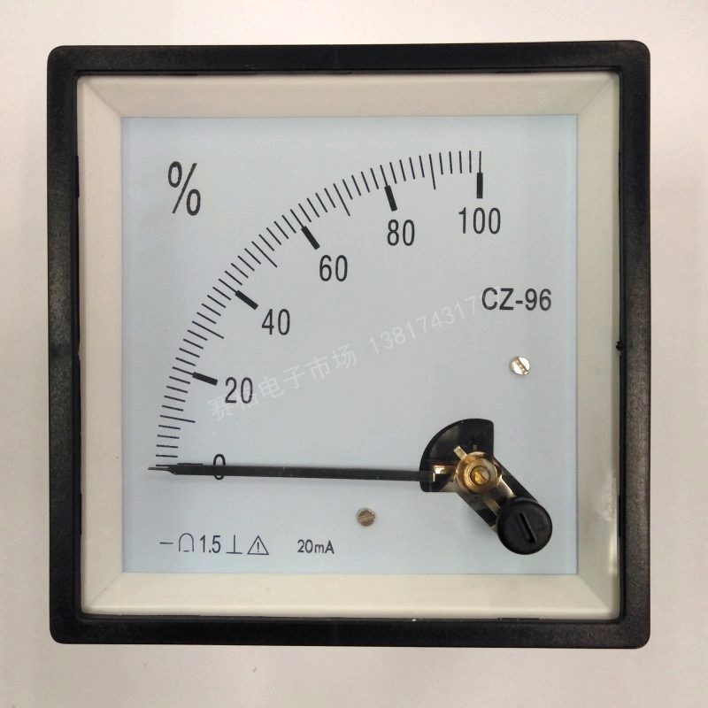 CZ-96  100% 开度表 DC10V  4-20MA 0-20MA阀门 电流电压表96*96