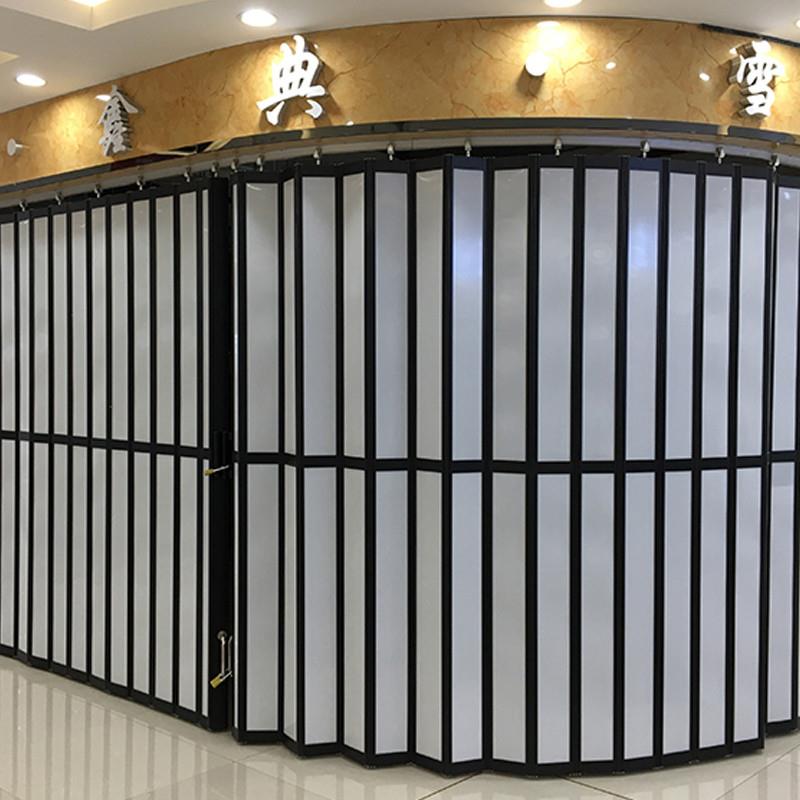 洗车房折叠门汽美容店无
