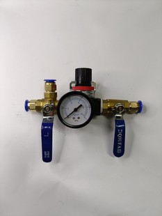 搅拌车气控箱配件水箱控制阀罐车配件水罐调压阀水箱压力表总成