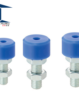 UNAHM10/12/16-30-40-50 MC尼龙动螺栓头部蓝色内六角孔螺丝TDC63