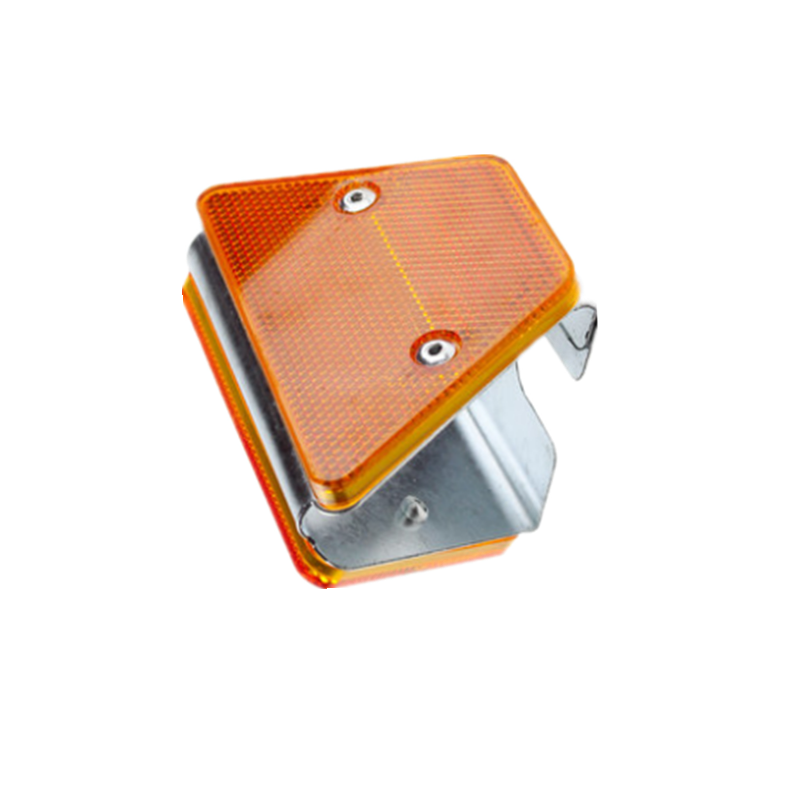 梯形轮廓标单双面高速公路波形护栏板隧道反光片附着路护栏反光标