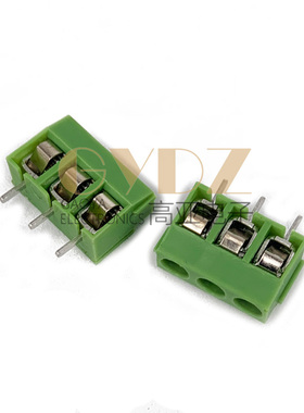 KF126 DG126 5.0mm间距 2P/3P螺钉式PCB接线端子 2芯3芯可拼接