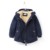 Navy Blue Plus Velvet Winter with Plush