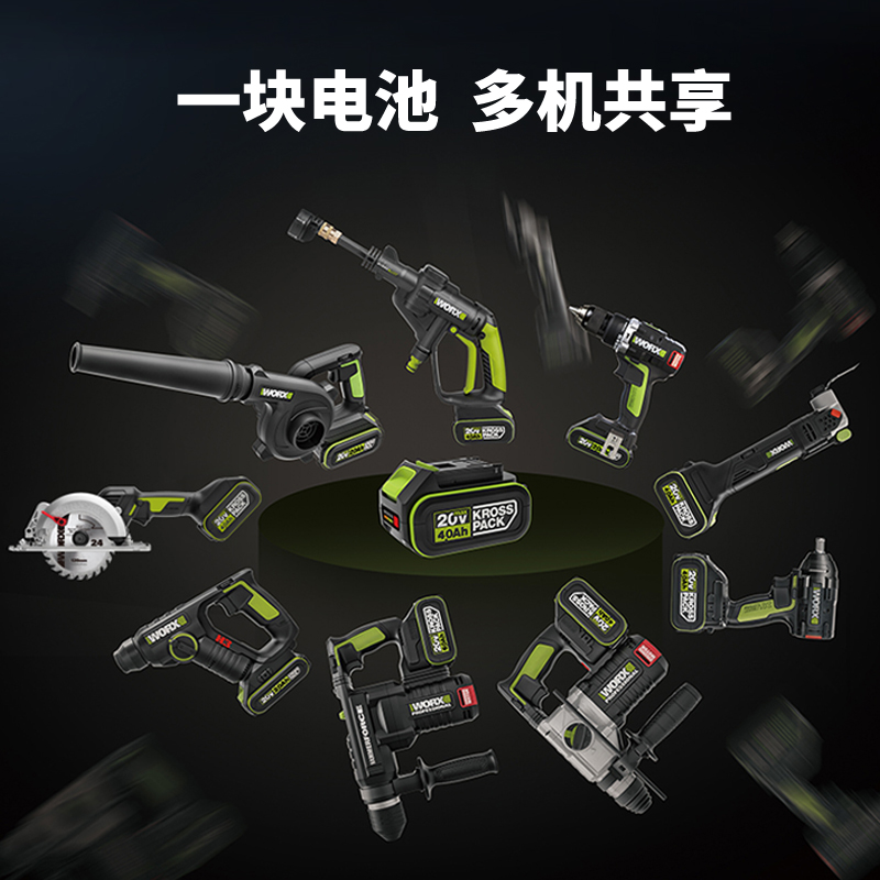 威克士电池动扳手圆锯锂