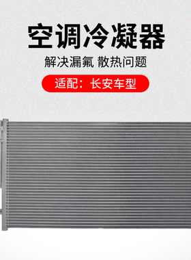 适用长安CS75PLUSCS35CS55逸动EV460汽车空调冷凝器散热网