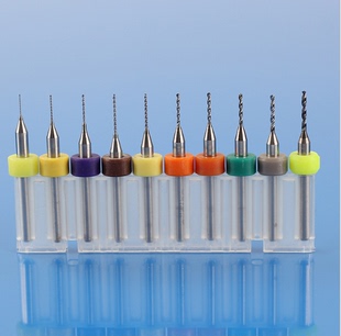 1.5 PCB合金钨钢麻花钻微型小定柄钻头套装 金属0.5 3.0mm0.8