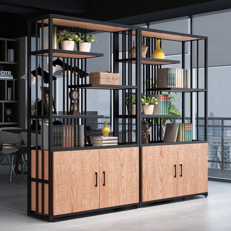 铁艺屏风置物架办公室隔