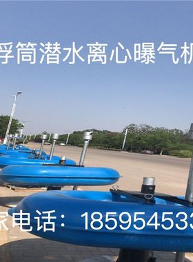 FQB型浮筒曝气机悬浮式潜水离心曝气机养殖污水处理设备曝气管厂