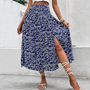 Summer Skirt Skirts For Women Girl Boho Beach Dresses Casual