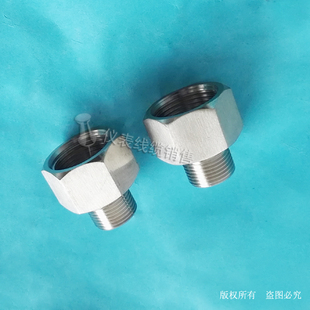 m20 4内螺纹 4内 1.5外 304不锈钢外丝接头M20X1.5外螺纹