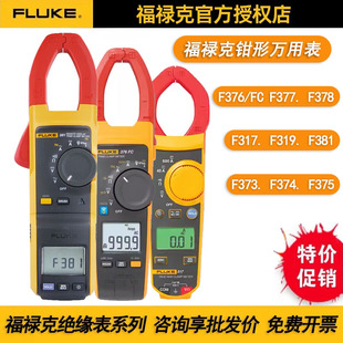 福禄克交直流钳形FLUKE376FC 381 374 F375 373 378FC 317 319