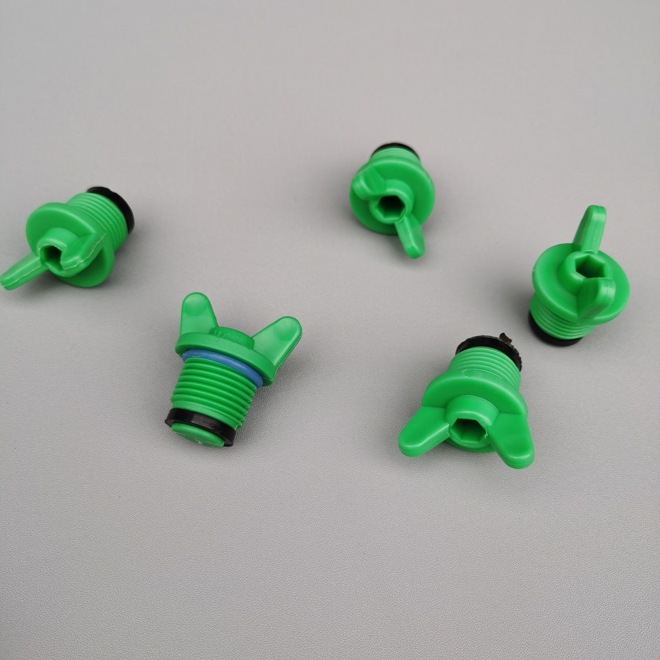 PPR塑料丝堵4分1/2外丝堵头 外牙外螺纹20塑料闷头堵冒双皮圈防水