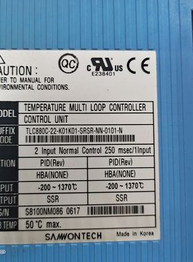 释迦自动化韩国SAMWONTECH三元温控模块 TLC880C -22-K01K01-SRSR