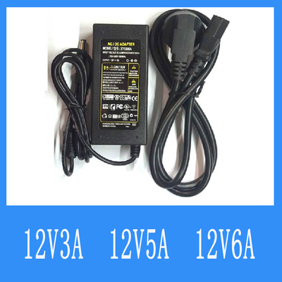 变压器适配器LED灯带驱动电源恒流12V3A 12V5A 12V6A 36W 60W 72W
