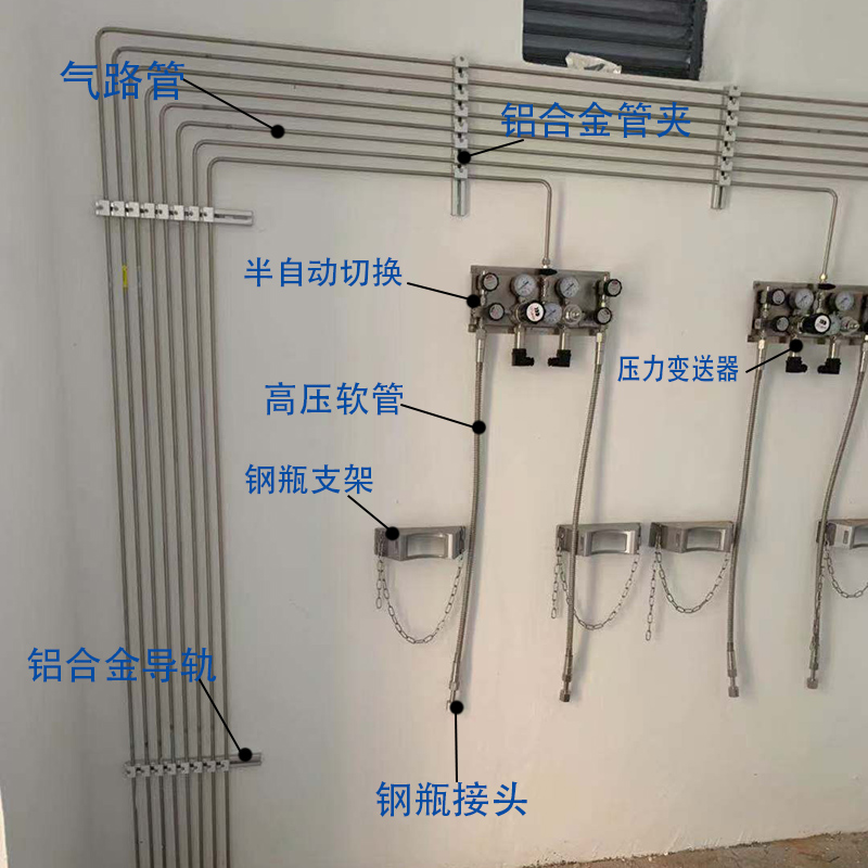 气路配件表齐全配料表 钢瓶支架接头气管开关焊接支架管夹