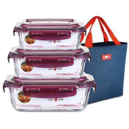 Crisper box Pyrex lunch box microwave bowl fruit storage