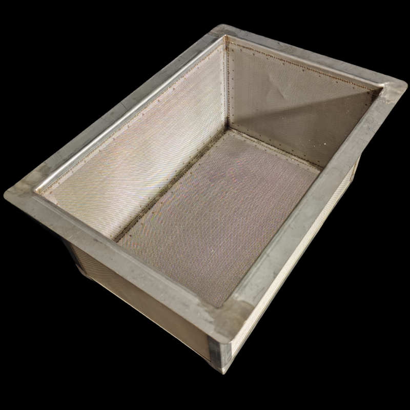 定做304/316L不锈钢高密度编织网筐30目60目80目100目油渣过滤网