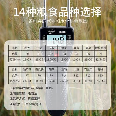 标智一体式手持粮食小麦