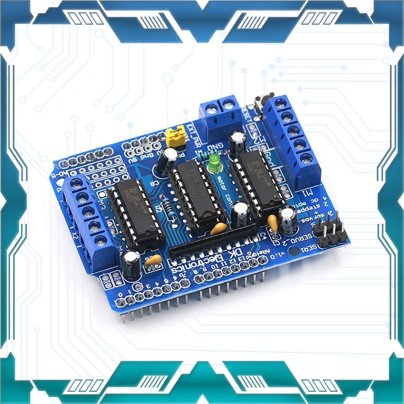 电机驱动模块 扩展板 马达板 motor control shield 多功能L293D