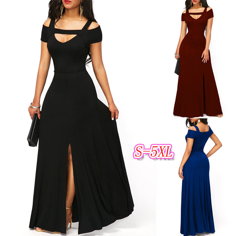2021 Fashion V-neck Strapless Slim Party Dress Women