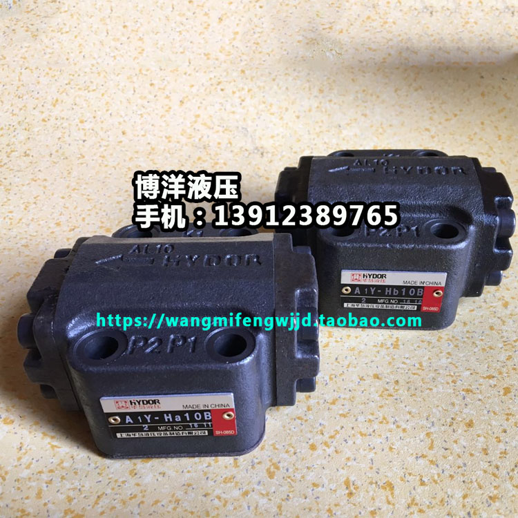 华岛HYDOR液控单向阀 A2Y-Ha10B A2Y-Hb10B A2Y-Ha20B A2Y-Hb20B